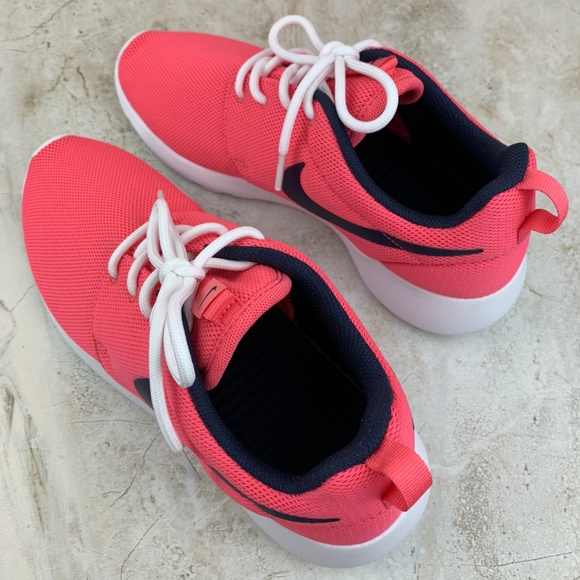 NIKE — Women's Coral Pink Roshe One Running Shoes - Picture 8 of 8